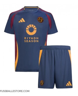 Günstige AS Roma 3rd trikot Kinder 2024-25 Kurzarm (+ Kurze Hosen)